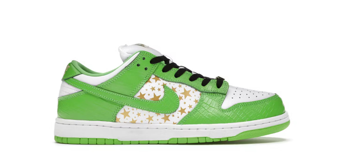 Nike SB Dunk Low Supreme Stars Mean Green
